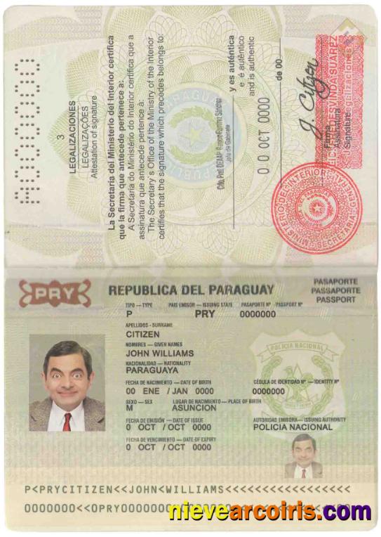 Paraguay passport